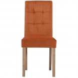 Moreton Oak Sunset Velvet Chair